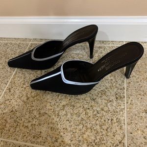 Mules à Talons Donald J Pliner - Cuir & Daim - Pointure 6.5 US | Chaussures Élégantes Occasion